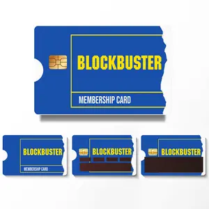 Card Blockbusters Membership Vinyl Debit Credit Decals Slim Design Wrap Stickers Cool Removable Covering for Bank 7.5 x 5.8 x 0.01 inch