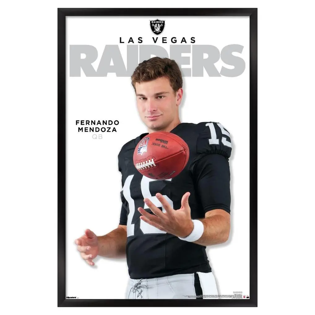Las Vegas Raiders Fernando Mendoza Poster