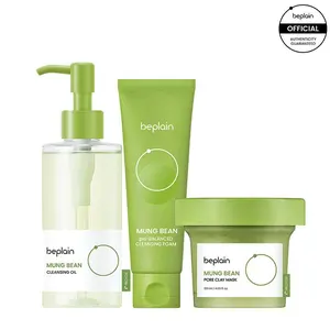 [beplain Official]Filter Skin Detox Recipe Trio Set| Korea's No.1 | Facial |  Skin Repair |  Cleansing Oil | Korean Skincare |  Foam | Clay Mask | Glow Kit | Special Porecare Calming