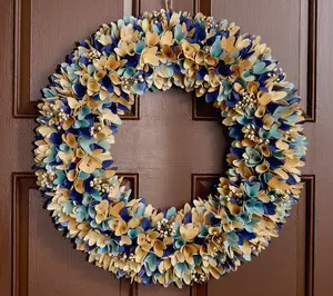 Home Reflections 24" Wooden Curl Coastal Wreath