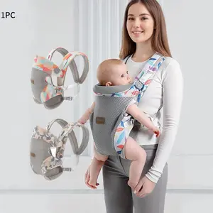 Multifunctional Baby Carrier, Toddler Carrier, 4-In-1 Infant Sling, Adjustable Ergonomic Carrier, Portable Hip Seat, Easy to Use, Perfect Gift for Moms, Hands-Free Design