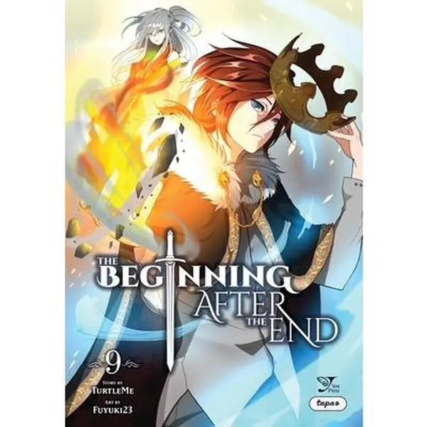 The Beginning After the End Vol. 9 Manga by Turtleme - Yen Press, Arthur, Reconnect with Tess, Xyrus Academy, Magic, Rich Kids, 272 Pages, English Paperback Book, 0.95 lbs, 8.28" H x 5.76" L x 0.56" W