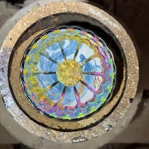 Handmade porcelain Jianzhan cup, teacup, drinking cup,kiln masterpiece LIN XING 13