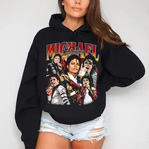 Vintage Michael Jackson Graphic Tee, Y2K Pop Icon T-Shirtttttt, Unisex Thriller Fan Gift