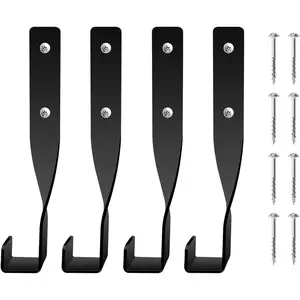 4 count  Wall Mount Holder Backpack Blower Rack Accessories and Tools for Garage Wall,Weed Eater String Trimmer Hanger Buddy Chain  Storage Rack Hook (4 Pcs)