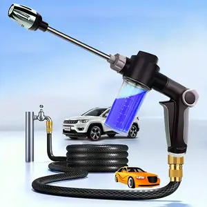 Car Wash Water Sprayer, High Pressure Car Wash Water Sprayer, Foam Pot, Household Garden Water Sprayer, Garden Water Hose Nozzle, Car Wash Tool, Pressure Washer Wand, Car Wash Equipment