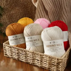 Pure Wool Yarn Thread, 245 Needle Thick Alpaca Wool Yarn, Chunky Yarn, Beginner Friendly, Handmade Knitting Crochet, Handmade Crafts, Fall Winter Fashion Outerwear Scarf Hat Gloves Rug Seat Pad Craft Fabric