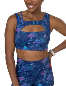 CVG Vista Bra Mystic Mushroom Workout Bra Yoga Bras