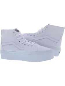 Vans Women's UA SK8-Hi Tapered Stackform Sneakers, Canvas True White