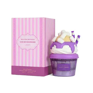 Lattafa Mallow Madness Eau De Parfum, Fruity Floral Gourmand Perfume with Marshmallow & Strawberry, Unisex Daily Use Fragrance, 2.5 fl oz