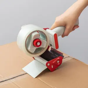 2 Inch Wide Tape Packaging Machine, Large Fast Shipping Heavy Duty Cutting Sealing Tool, Ergonomic Non-Slip Handle, Sharp Blade