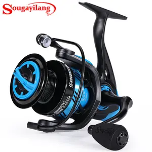 Sougayilang Spinning Reel,  Graphite Frame, 11+1 Ball Bearings, 22LBs Max Drag, 5.2:1 Gear Ratio, CNC Aluminum Spool, Handle Interchangeable Left/Right, 1000 to 6000 Series freshwater fishing  Springtok