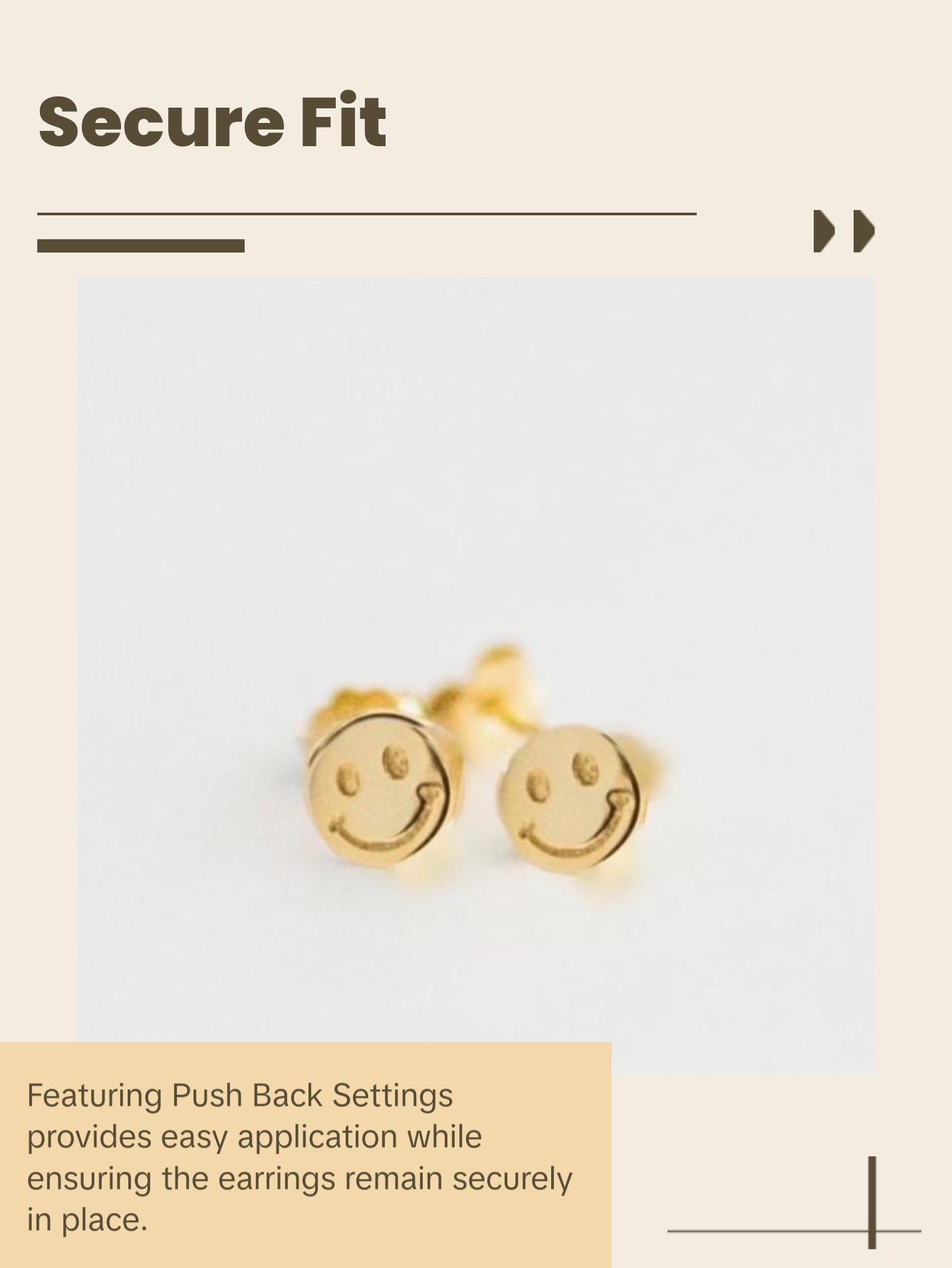 Smiley Earrings - Perfect for Christmas