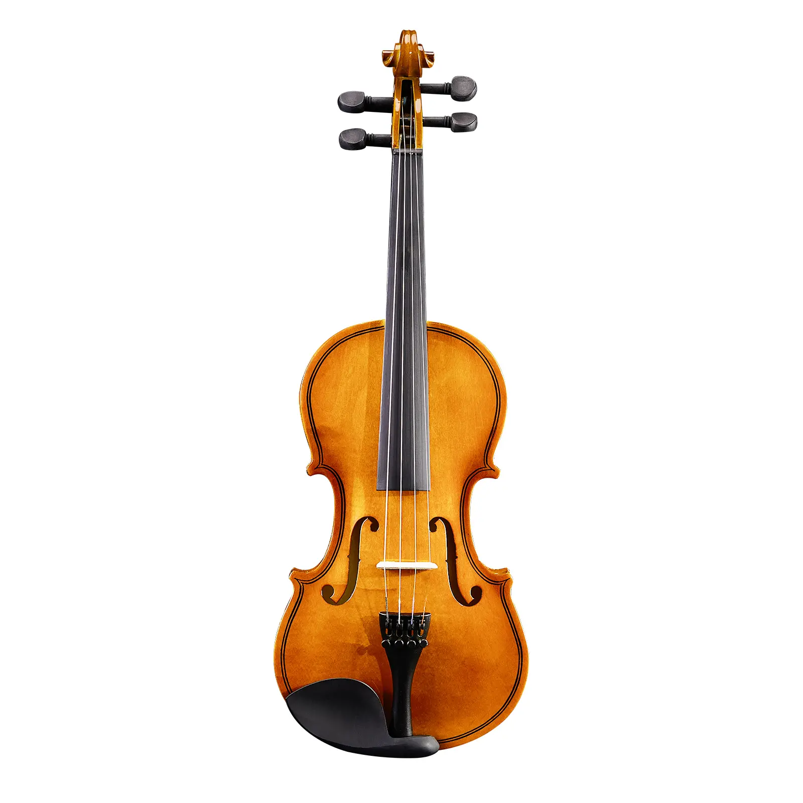 1/8 Size Acoustic Violin Starter Kit with Basswood Body for Kids (Ages 4-7) - Includes Hard Case, Shoulder Rest, Mute