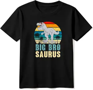 Big Brother T Shirt - Cotton Graphic Tee for Toddler Boy, Matching Brothers' Outfits (2-8Y)