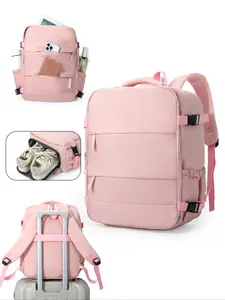 Ryanair Easyjet 40x30x20cm Cabin Bag, Portable Travel Bag, Budget Airline-Friendly, Durable Oxford Fabric, Zipper Closure, Shoe Compartment, Travel Essentials