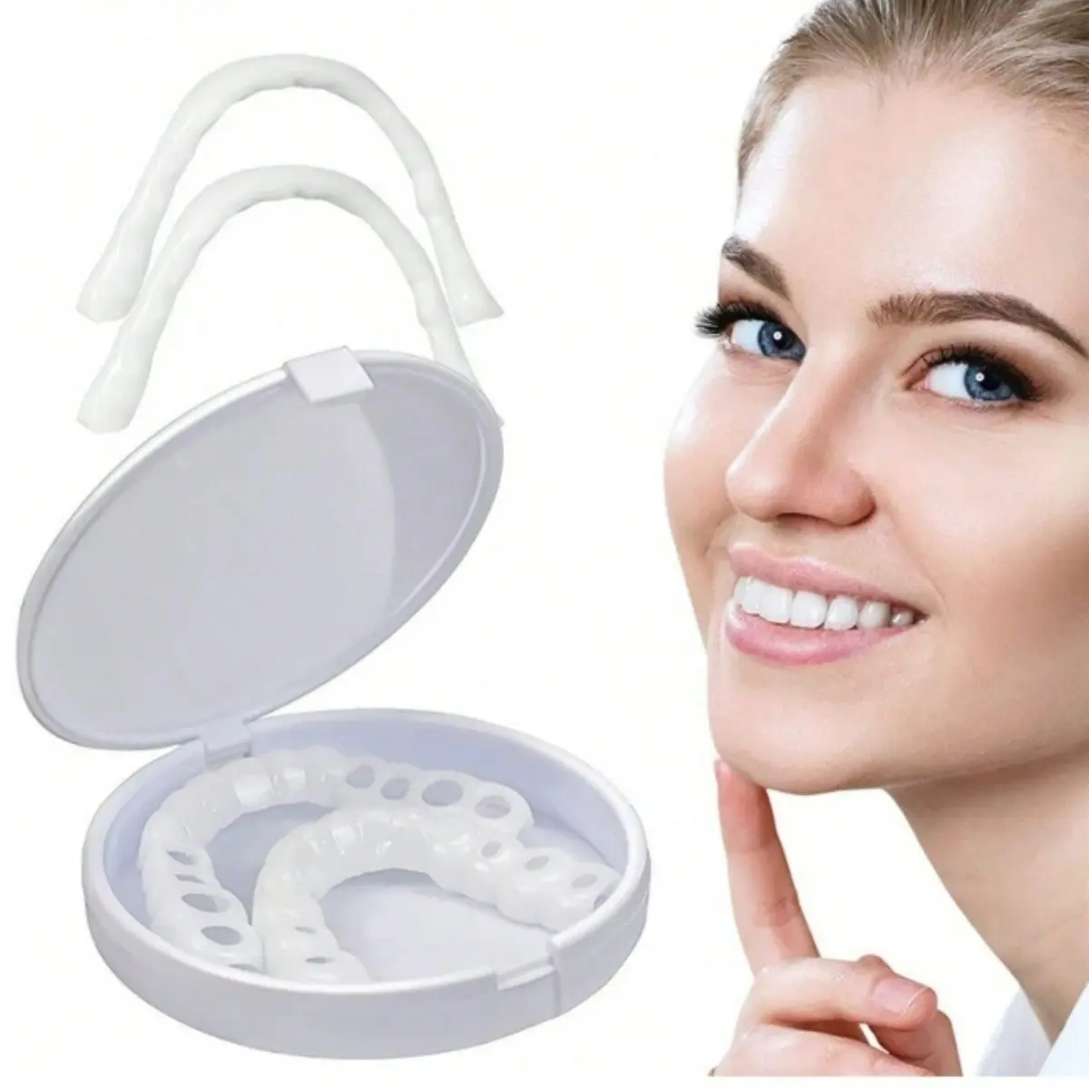 Nighttime Teeth Grinding Protection Set, Silicone Mouth Guard for Bruxism Relief, Durable Dental Defense Device, Comfortable Fit