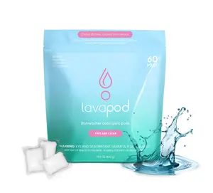 Dishwasher Detergent Pods  - Free and Clear Cleaning Household