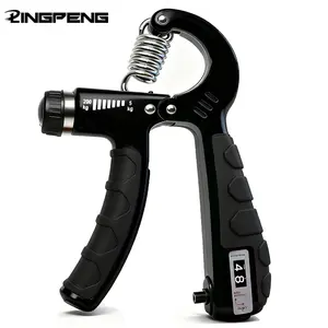 Count Grip Strength Trainer 200kg Hand Power Training Fitness Equipment, Men's Hand Strength Spring Electronic Ergonomic Grip Gripper, Adjustable Hand Strengthener, Hand Strengthener, Gym Workout Tool