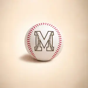Personalized Baseball Ball with Custom Name - Initial