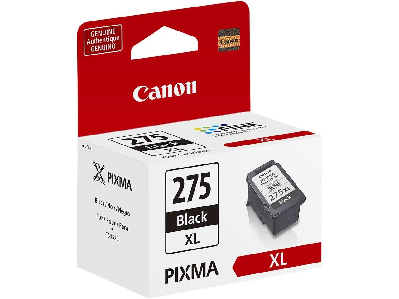 Canon PG-275 XL Black Ink Cartridge for PIXMA TS3520 Wireless All-In-One Printer Canon PG-275 XL Black Ink Cartridge for PIXMA TS3520 Wireless All-In-One Printer