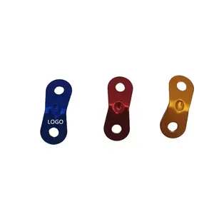 Outdoor camping double buckle tent canopy aluminum alloy paracord fixed sliding adjustable wind rope buckle