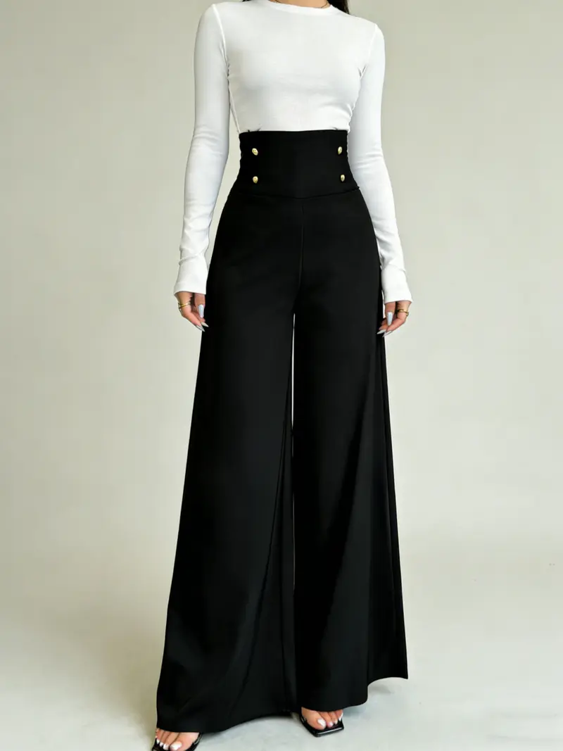 black dresser with mirror walmart SLIM-Fit Dress Pants for Tall Women in Black 16 / Extra Tall / Black main image 0