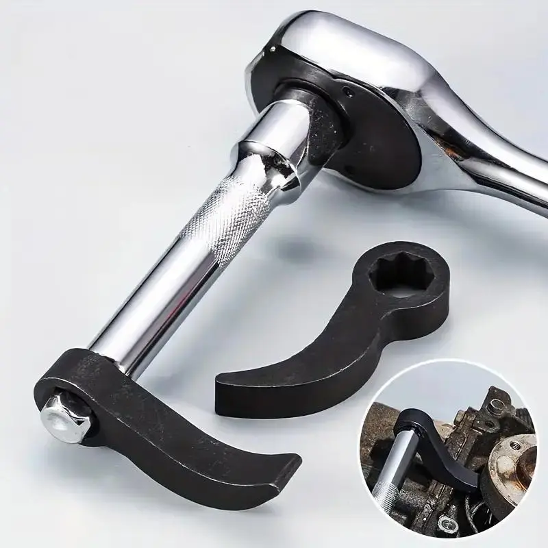 Car Half Shaft Removal Tool, Leverage Principle Leverage Principle Removal Tool, High Temperature Forged Car Repair Tool, Automotive Repair Tools, Auto Repair Supplies, Suitable for Wrench or Open End Wrench