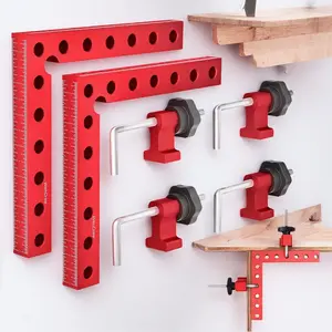 Multifunctional Right Angle Clamp 6-Piece Set - High-Precision Metal Woodworking Clamps with Quick Positioning, Multi-Size High-Strength Design, Precision Angle Adjustment, Strong Non-Slip Grip - Durable for DIY Furniture, Home Repair & Crafts Hardware