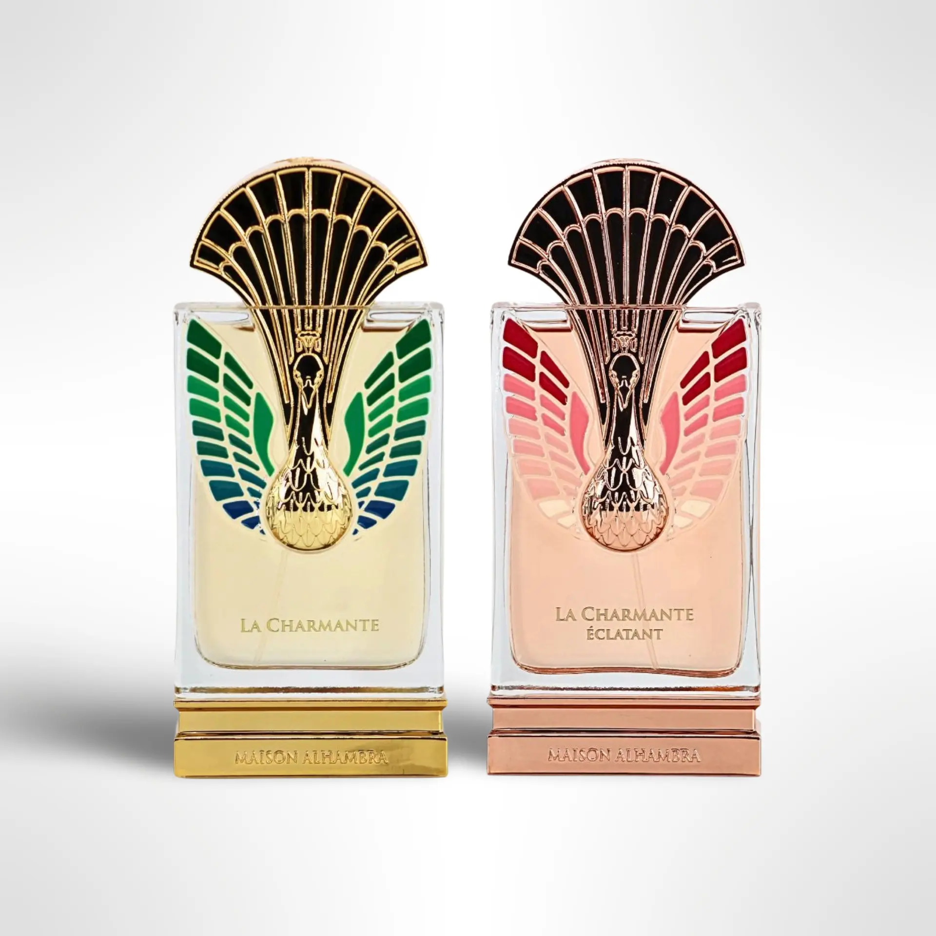Lattafa Maison Alhambra La Charmante & La Charmante Eclatant 100ml (3.4 oz) EDP Gift Bundle - Unisex Soft Floral Fragrance, Alcohol Base, Moderate Longevity, Single Item, Bundle Unisex Fragrance