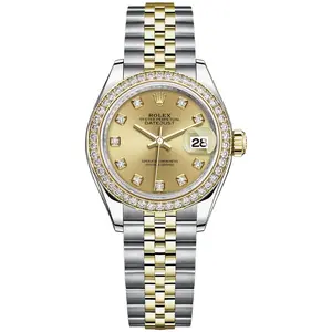 Rolex Lady-Datejust 28 279383RBR Two-Tone Yellow Gold Factory Diamond Bezel Champagne Diamond Dial Fullset 2023 WHP034042