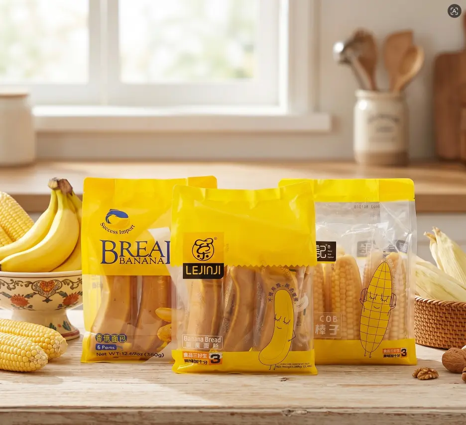 Fun & Delicious Snack Peelable Banana Bread & Corn Bread 13.4 oz Pack - Tasty Peelable Design for Quick Snacks & Desserts - Convenient Portion Size for Indulgence