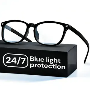 Stylish Blue Light Glasses for men Blue Light Lens Computer Glasses 99% Blue Light Blocking - Lightweight TR90 Frames -Anti UV Ray Computer Gaming Glasses Blockers Fashion Accessories Gifts for girls boys adults students