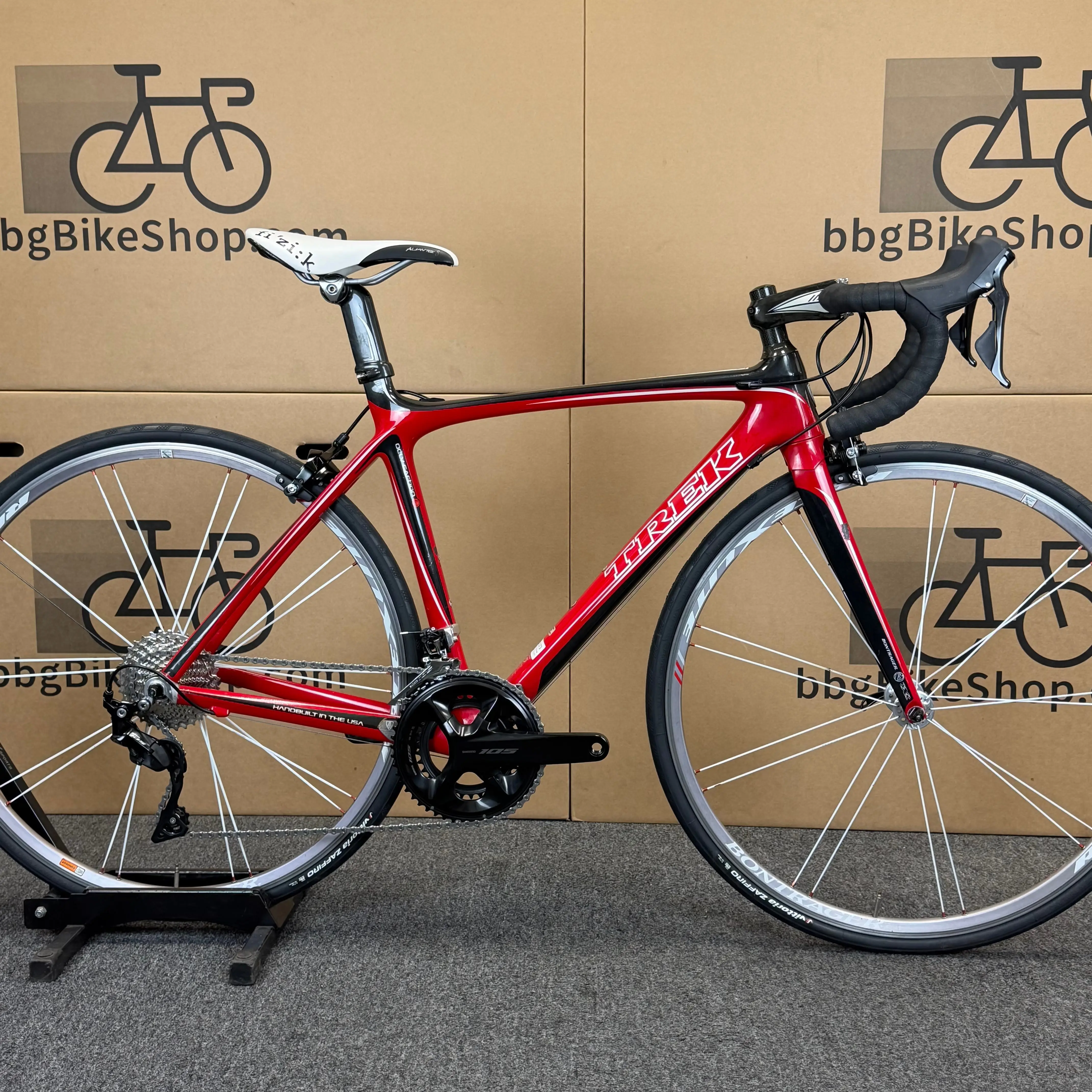 Used Trek Madone 6.5, 11-speed Shimano 105, Carbon Fiber Road Bike-2010, 52cm