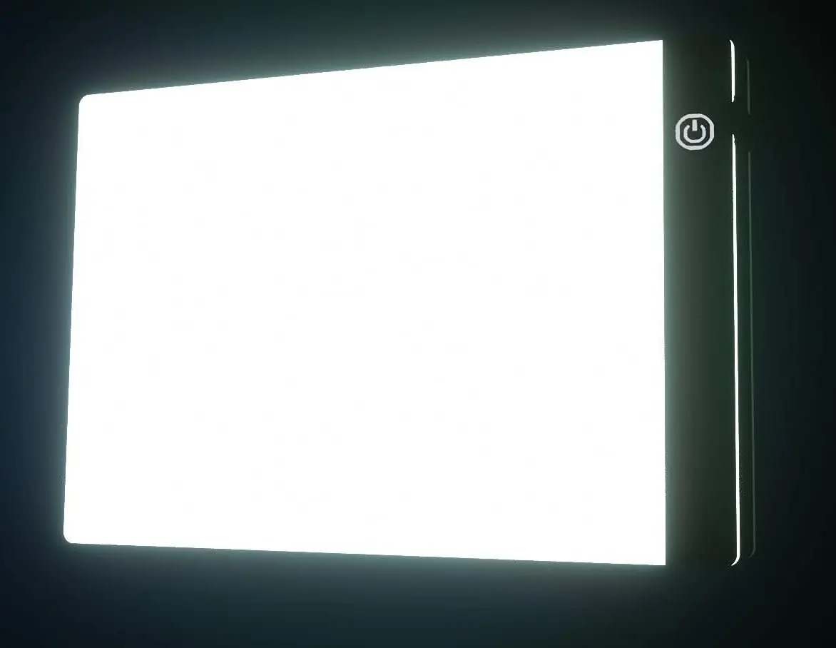 A4 Ultra-Thin Portable LED Tracing Light Box Dimmable Tracer Pad Board Adjustable Brightness for Artists Drawing Sketching Trace Animation Artcraft 5D Diamond Painting