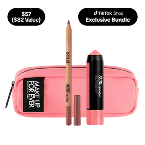 Artist Color Crayon Value Set - Only on TikTok Shop - Artist Color Crayon Multi-Use Stick + Artist Color Pencil Lip Liner + Makeup Pouch - Make Up For Ever