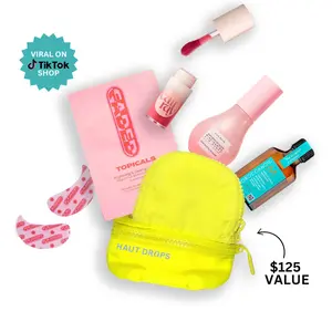 Haut Drops On the Glow Jet Set Travel Pack -  Mini Watermelon Glow Niacinamide Dew Drops S