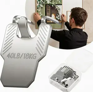 20-Pack Claw Drywall Picture Hangers - Easy to Install Claw Drywall Picture Hangers ,Steel Picture Hanging Hooks Hold Up to 40lbs ,No Damage Heavy Duty Wall Hanger for Room Office Decor