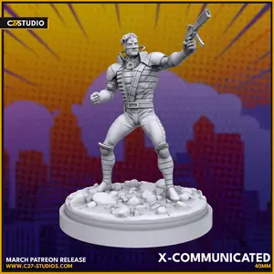 Maverick 40mm Scale 3D-Printed Resin Character Figure Miniature, Crisis Protocol Proxy, Collectible Edition Home Decor Figurine, C27, 3D-Printed Resin Miniatures, Collectible Edition Miniatures