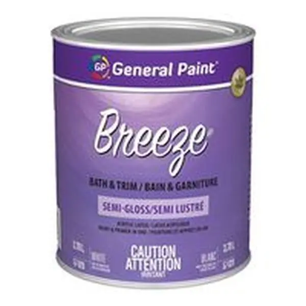 General Paint 4500427 Kitchen & Bath Eggshell Paint - Deep Base