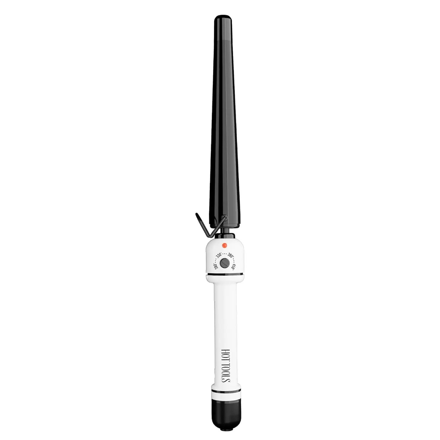 Hot Tools Professional Nano Ceramic Extra Long Tapered Curling Iron | 3/4" to 1.25" Tapered Barrel for Soft Waves & Curls, Variable Heat Settings up to 450°F, 8 Ft Cord