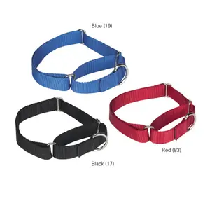 Guardian Gear  GG Nylon Martingale Collar 14-20 In Black