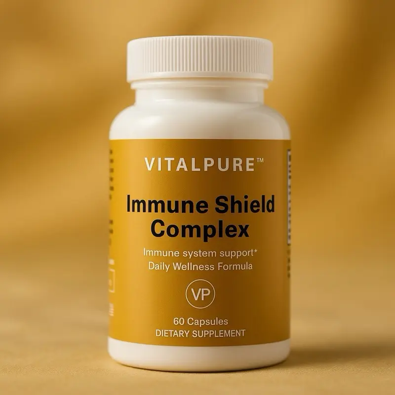 VITALPURE Immune Shield Complex - 60 Capsules for Daily Wellness Formula & Immune System Support
