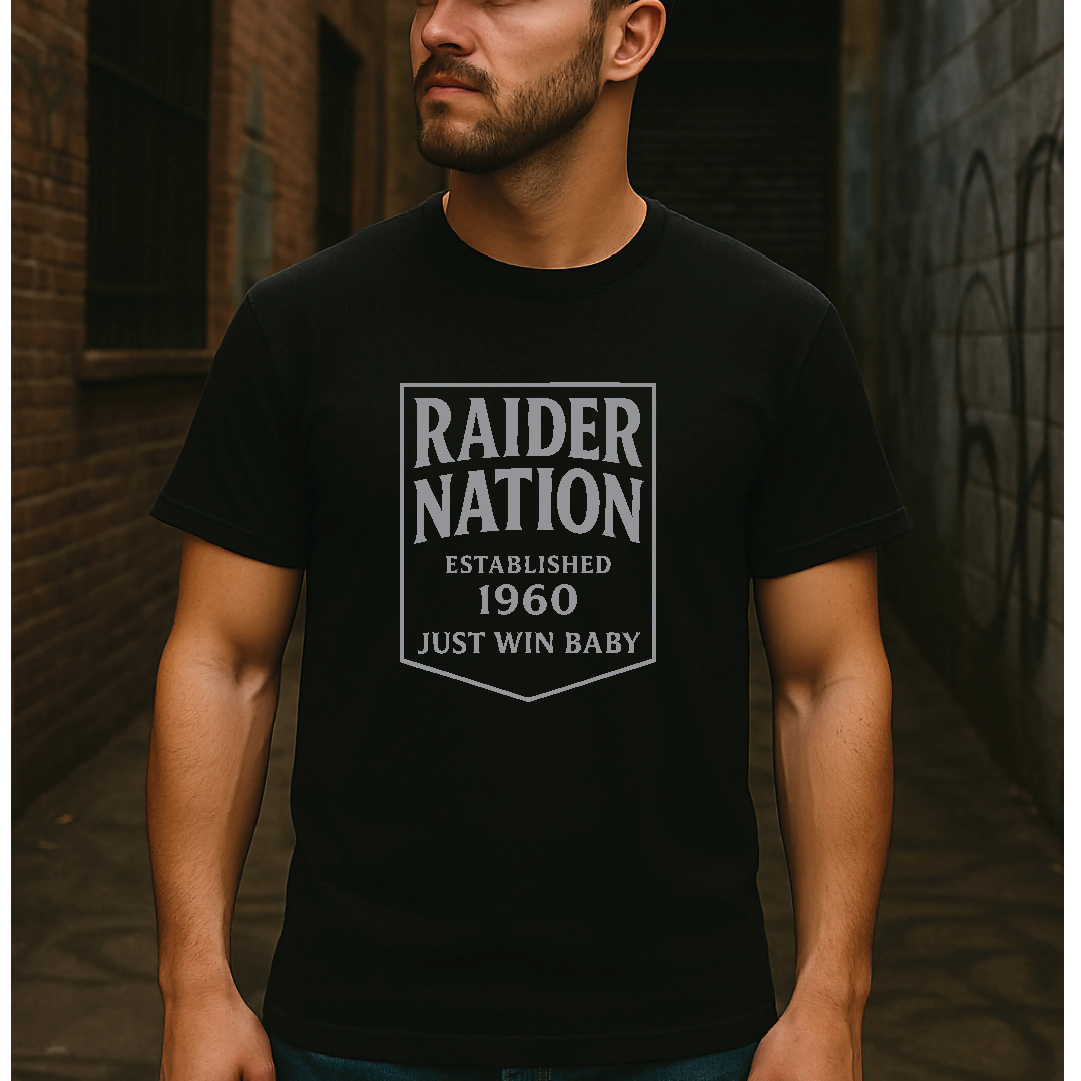OG Shield Raider Nation T-Shirt - Raiders