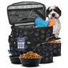 Rubyloo Original Doggy Bag - Ultimate Dog Travel Solution with 2 BPA-Free Bowls & 2 Food Containers - Perfect Gift for Dog Moms & Dads - TSA-Ready & Water-Resistant