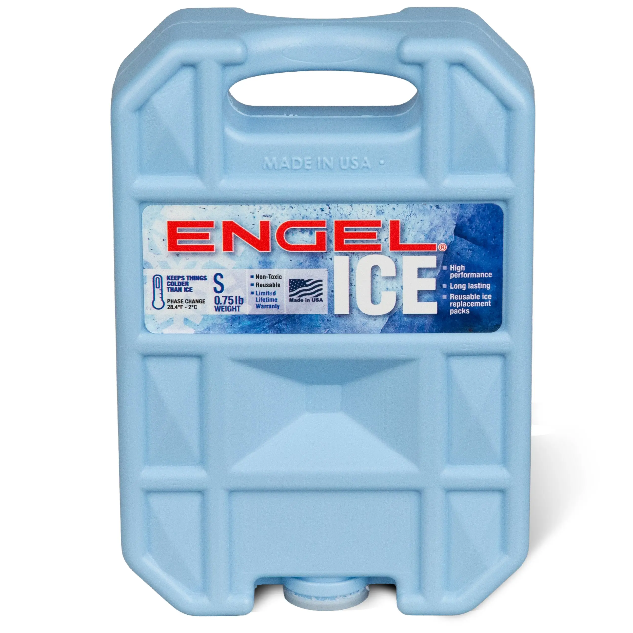 Engel Leak-Proof Cooler Packs - 2.5lb & 0.75lb Small Sizes, 32°F/0°C, 3x Ice Life, Rugged for Camping, Made in USA, Limited Lifetime Durability, Camp Kitchen Essentials for Boating Food Storage