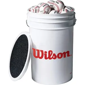 Wilson A1030 Champion Series Baseballs Durable 3 Dozen Bucket