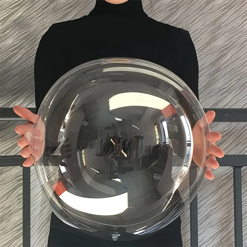 20pcs No Wrinkle Bobo Clear Balloons, 20inch Transparent PVC Bubble Balloon For Wedding Birthday Party Decor, Scene Decor, Room Decor, Birthday Party Supplies, Theme Party Decoration
