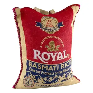 Royal Basmati Rice 20 Pound Bag White Premium Long Grain Naturally Aromatic Himalayan Origin Best for Biryani & Fried Rice - Carb