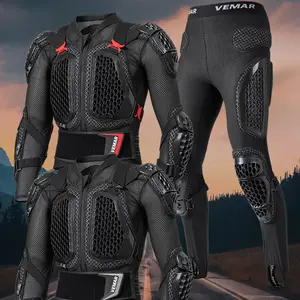 Motocross, Motorcycle Gear, Protective Armor Jacket Full Body Protective Gear Breathable Anti Fall Impact Resistant with Back Protection for Off Road Motorbike Racing ATV Dirt Bike Outdoor Sports Lightweight Flexible Equipment for Men Women Riders